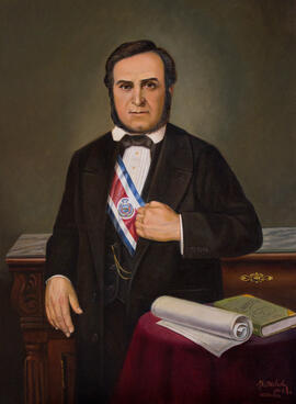 Retrato del expresidente Juan Rafael Mora Porras
