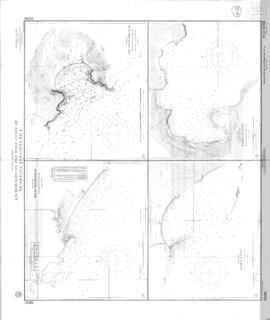 Carta náutica de Central America, Anchorages on the West Coast of Nicaragua and Costa Rica, Nicar...