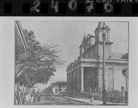 Contacto y Fotografía de la Catedral de San José y de la calle Central que pasa frente a dicho te...