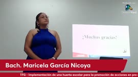 Video de la presentación del Trabajo Final de Graduación de la Universidad Nacional de Costa Rica...