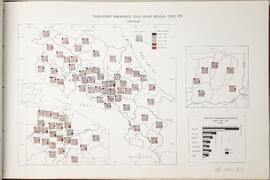 Mapa trabajadores remunerados según el salario mensual censo 1973. En Atlas Estadístico de Costa ...