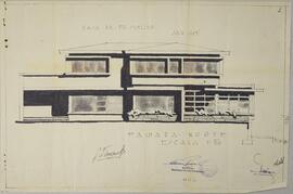 Plano de construcción de propiedad a nombre de Francisco Muller, ubicado en avenida R. Dario, cal...