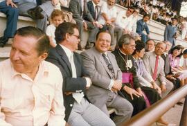 Fotografías de la visita a Alajuela realizada por Luis Alberto Monge Álvarez, Presidente de la Re...