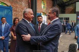 Fotografías de la reunión bilateral del Presidente de la República, Rodrigo Chaves Robles, con el...