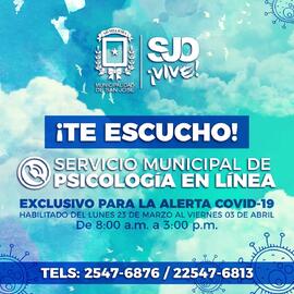 Afiche titulado Te escucho