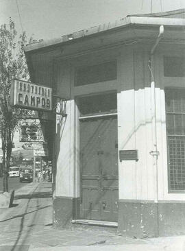 Fotografías del local ocupado por la sastrería Campos, Paseo de los Estudiantes, calle 9 y avenid...