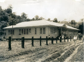 Fotografía del edificio de la Escuela de Líbano, Tilarán. , Guanacaste