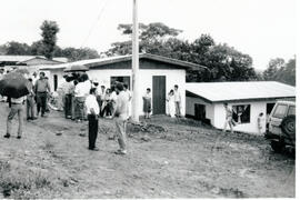 Fotografía de la inauguración de una Agencia del Ministerio de Agricultura y Ganadería en la loca...