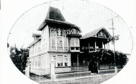 Fotografía de la casa de habitación de Octavio uz, camino a San Rafael de Oreamuno, Cartago.