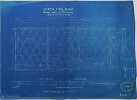 Plano de puente sobre el río Virilla