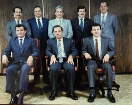 Fotografías de miembros de la Junta Directiva de la Corporación Bananera Nacional
