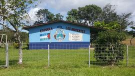 Fotografía de la Escuela Los Inocentes, ubicada en la comunidad La Garita. La Cruz, Guanacaste