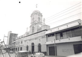 Fotografía de la fachada de la Iglesia La Dolorosa, ubicad en calle central, avenida 10-12 San José