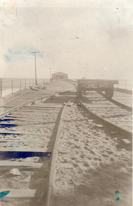 Fotografía de una ferrovía cercana a la ciudad de Limón