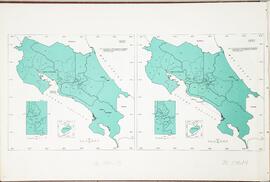 Mapa de la evolución territorial administrativa de Costa Rica año 1892, se ve la dinámica de la p...