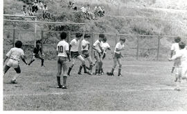 Fotografía de un encuentro de fútbol en San Carlos, Alajuela, actividad realizada con motivo de l...