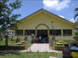 Fotografía de la iglesia Nuestra Señora de Guadalupe en Batán de Matina, Limón.