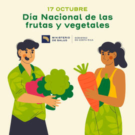 Publicación para redes sociales: Día nacional de las frutas y vegetales