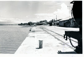 Fotografía del muelle principal de Puntarenas