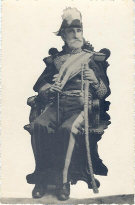 Fotografía con la imagen del General Víctor Guardia Gutiérrez, escritor de las memorias de la Cam...