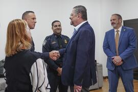 Fotografías de la presentación de la membresía al Presidente de la República, Rodrigo Chaves Robl...