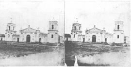 Fotografías estereoscópicas de dos iglesias de provincias de Costa Rica. Estas Fotografías forman...