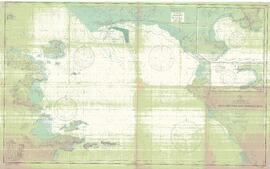 Carta náutica de Central America, West Coast of Costa Rica, Golfo de Nicoya, Puntarenas and Appro...