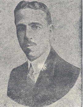 Fotografía con la imagen del Lic. Alfredo González Flores, 1877-1962, ilustre abogado y notario, ...