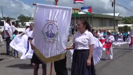 Video de los desfiles del 15 de septiembre en el cantón de La Cruz, Guanacaste