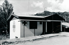 Fotografía con la imagen del edificio de la Cruz Roja de San Pablo de León Cortés San José