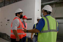 Fotografías del presidente de la República, Carlos Alvarado Quesada, durante la inspección de la ...
