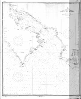 Carta náutica de Central America, West Coast of Costa Rica, Golfo de Nicoya.