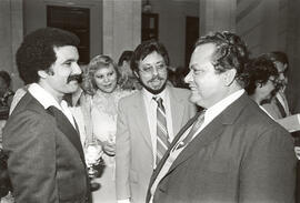 Fotografía de la visita de Luis Alberto Monge Álvarez, Presidente de la República de Costa Rica, ...