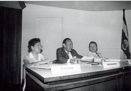 Fotografía de representantes de Panamá, Honduras y Guatemala participantes del Seminario sobre Ad...