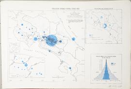 Mapa población urbana y rural de Costa Rica, según censo 1950. En Atlas Estadístico de Costa Rica...
