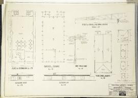 Plano sobre el proyecto de construcción de galerón para la Escuela Primo Vargas en Orotina, Alaju...