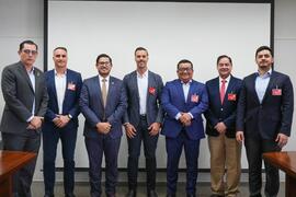 Fotografías de la participación del Ministro de Agricultura y Ganadería, Víctor Julio Carvajal Po...