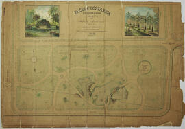 "Plano del Bosque "Costa Rica"" en La Sabana (parte S.E.). Provincia de San J...