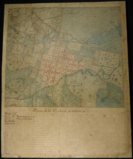 Plano de la ciudad de Liberia. Incompleto
