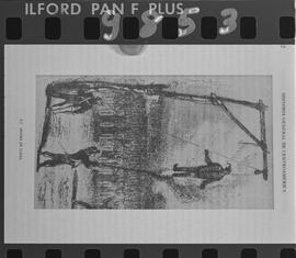Fotografía de la quema de Judas. Mediados del Siglo XIX.