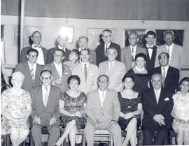 Fotografía del Directorio del Patronato Artístico Tradicional reunión, en Managua. Nicaragua