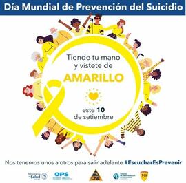 Afiche sobre el día mundial de prevención del suicidio