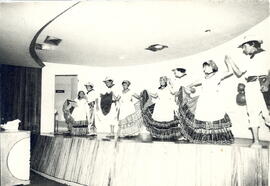 Fotografía de la presentación del grupo de bailes folclóricos del Archivo Nacional en el Auditori...