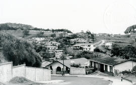 Fotografía de una vista panorámica del Barrio San Martín en San Carlos. Toma realizada desde la e...