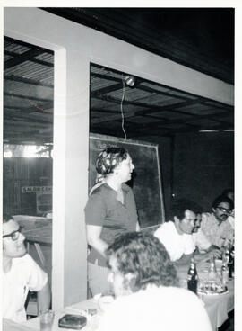 Fotografía de la Directora de la Dirección Nacional de Desarrollo de la Comunidad Mireya Guevara ...
