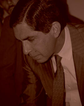 Fotografías de Oscar Arias Sanchez, Presidente de la República, 1986-1990 en la inauguración del ...