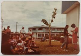 Fotografías de la fiesta de fin de año en las instalaciones de la Corporación Bananera Nacional p...