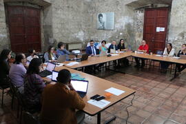 Fotografías de actividad de defensa interna de los presupuestos asignados a los programas, instit...
