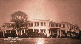 Fotografía del antiguo Hospital de la United Fruit Company, hoy Hospital Tony Facio