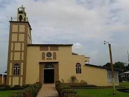 Fotografía de la iglesia católica de Santa Rita de Casia, en la Rita de Pococi